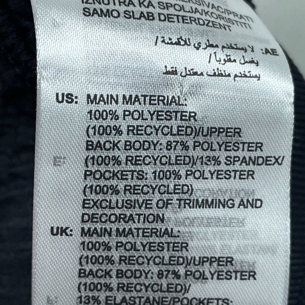 Adidas AEROREADY Elastic Waist Track Pants Black Size M a1061 - Picture 3 of 7